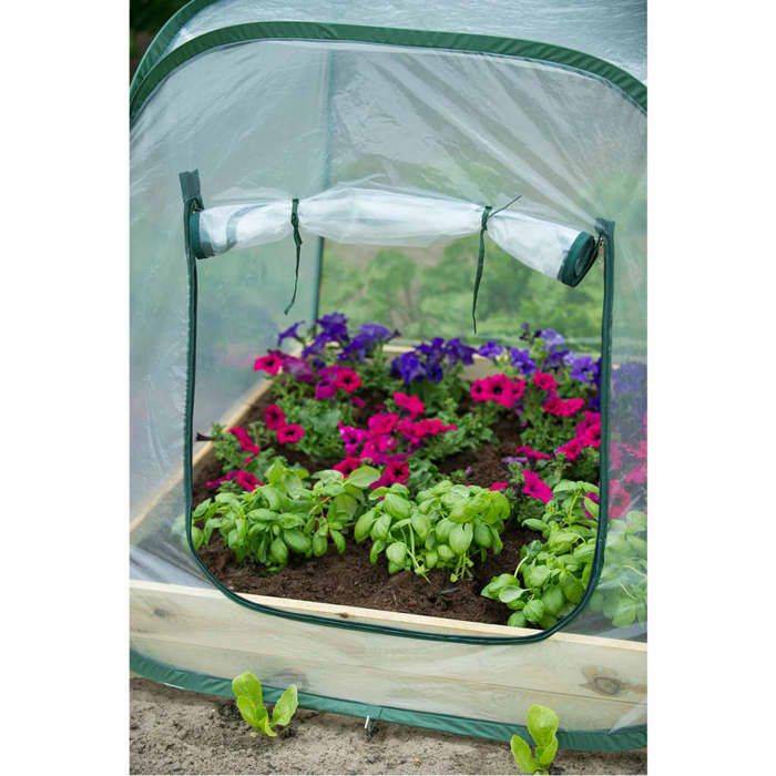 NATURE Pop-Up Tuinserre 100x100x100 cm - UV-bestendig PE-2