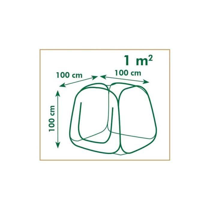 NATURE Pop-Up Tuinserre 100x100x100 cm - UV-bestendig PE-3