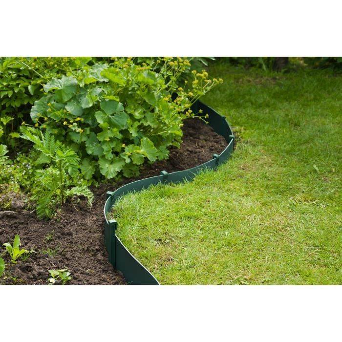Natuurlijke Polypropyleen Tuinrand - 3 mm dik - 15 cm hoog x 10 m lang - Groen-1