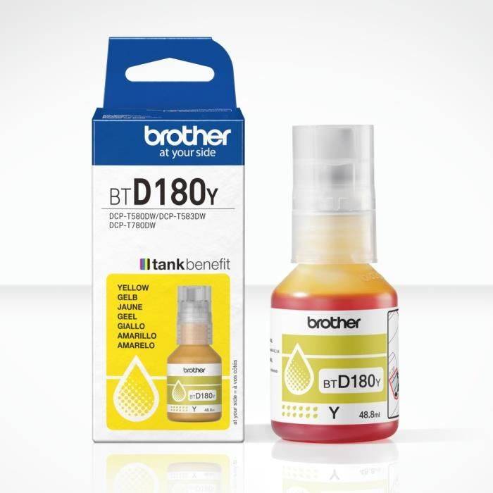 Brother - Inktfles BTD180Y - Geel - 5000 Pagina's - Standaard Eenheid-0