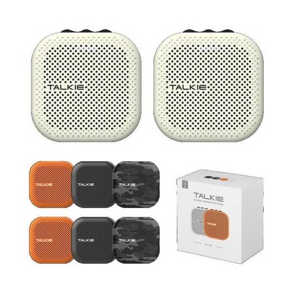 SENA Dual Walkie-Talkie - 6 Uur Batterijduur - 600 m Bereik - Bluetooth - USB-C - 4 Verwisselbare Roosters - x 2