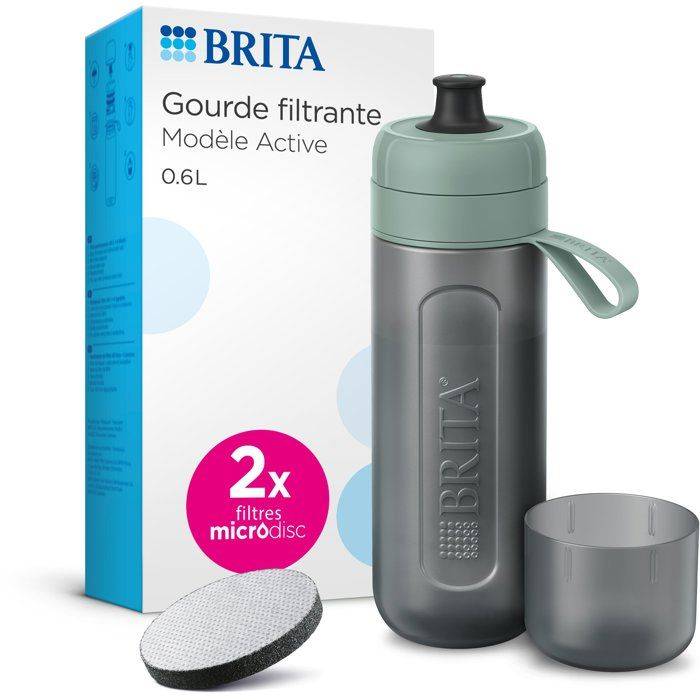 BRITA Actieve Filtratiefles 0,6 L - Inclusief 2 Microdiscs-0