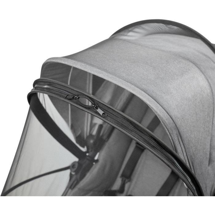 TINEO ALL INCLUSIVE Kinderwagen Muggennet - Gemakkelijke Ritsopening - Opbergzak Inclusief-3