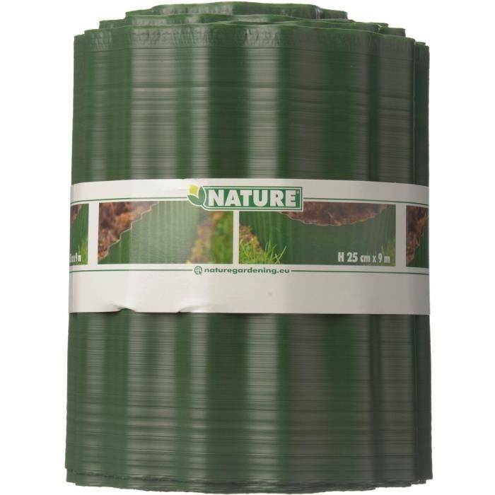 NATURE Groene Polyethyleen Grasrand - 25 cm hoog x 9 m lang-3