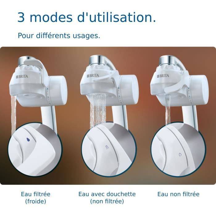 BRITA ON TAP Waterfiltratiesysteem - Tot 4 maanden gefilterd water - 3 werkmodi - 5 meegeleverde adapters-2
