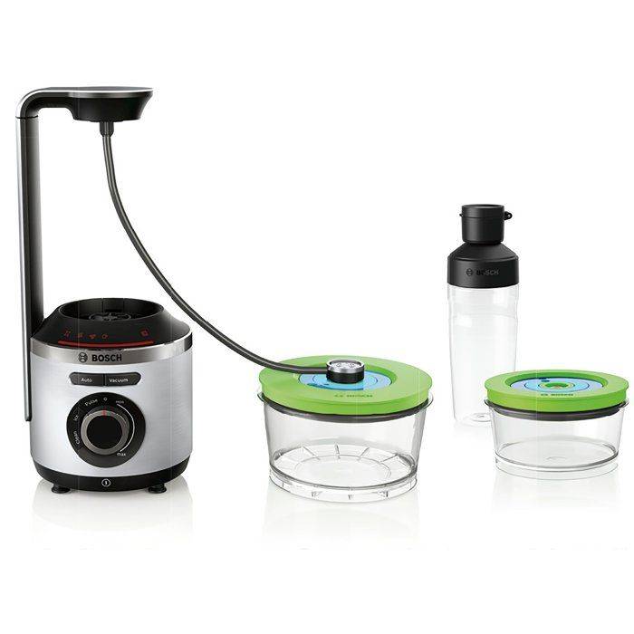 BOSCH VitaPower 2-in-1 Vacuüm Blender - 1000 W - RVS/Zwart - MMBV625M-3