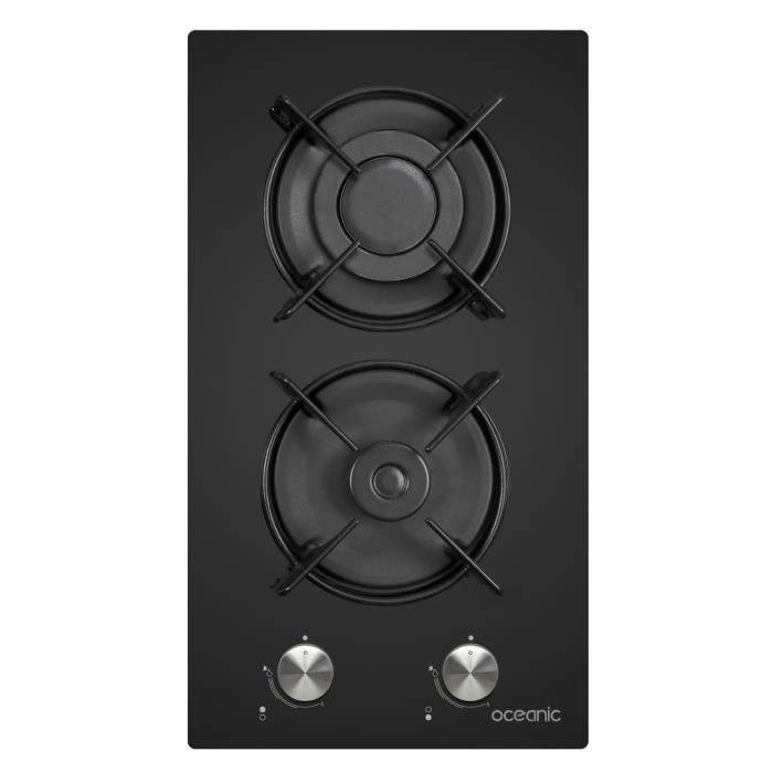 OCEANIC Gas Domino - 2 Branders - 29 x 52 cm - Zwart-0