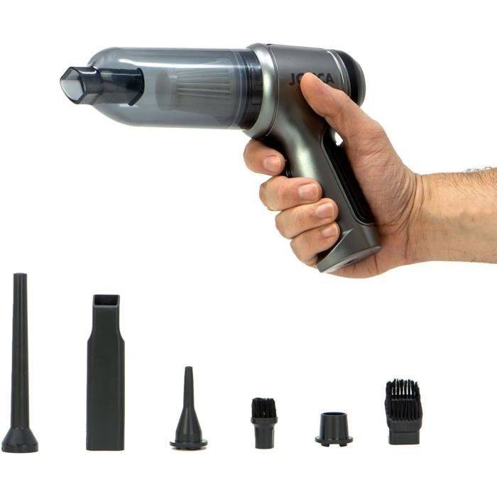 JOCCA Auto Stofzuiger - 2000 mAh - 2 Snelheden - Grijs-0