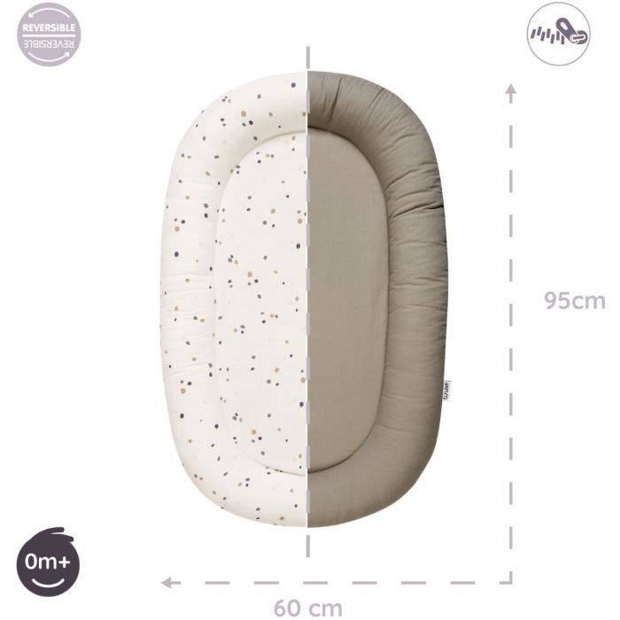 TINEO Bedverkleiner - Omkeerbare Hoes - 95 x 60 cm-2