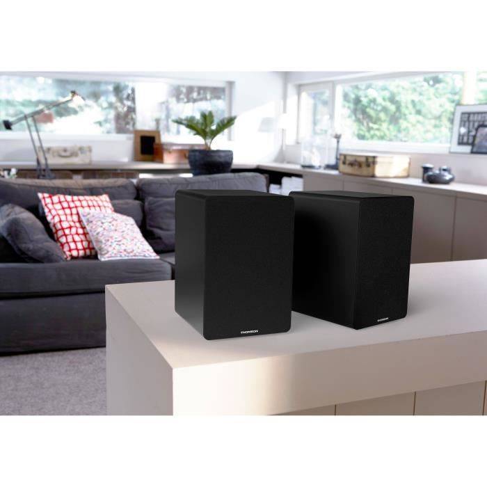 THOMSON Draadloze Luidsprekers - WS400DUO - 2 x 7.5W - Zwart-3