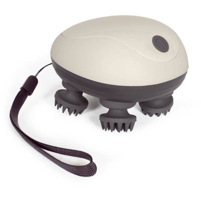 LIVOO Hoofd- en Scalp Massager - DOS202 - 2 Uur - 96 Nodules - 4 Koppen - 3 Modi - IPX4-0