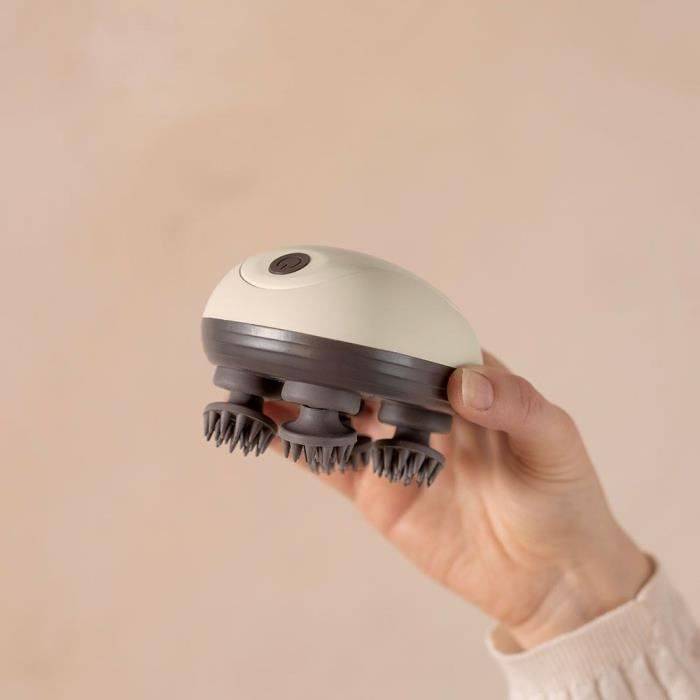 LIVOO Hoofd- en Scalp Massager - DOS202 - 2 Uur - 96 Nodules - 4 Koppen - 3 Modi - IPX4-3