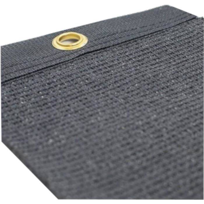 NATURE Privacy Screen - 1 x 3 m - 5/5 Opaciteit - HDPE 350 g/m² - Antraciet-2