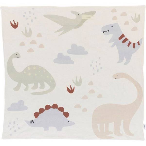 TINEO - Draagbare Speelmat - 100 x 100 cm - Dinosaurussen