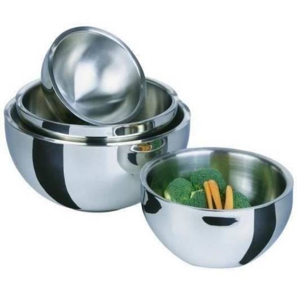 GSW - Geïsoleerde Slakom - Ø 30 cm - RVS - 5,5 L - Lekvrije Deksel - Dubbele Wand