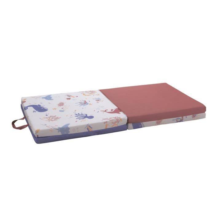CLEVER 3-in-1 Ocean Treasures Tapijt - Verstelbaar - Verwijderbare Hoes - 120x120x5 cm-4