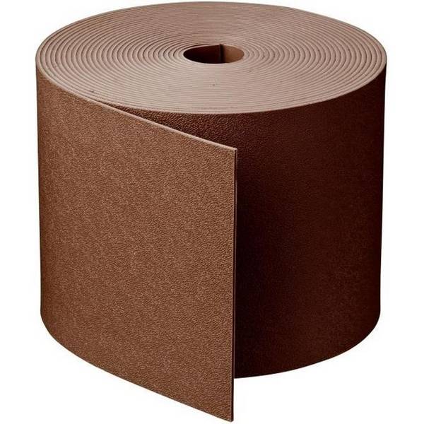 NATURE Tuinrand - Gerecycled Polyethyleen - H15 cm x 10 m - Terracotta