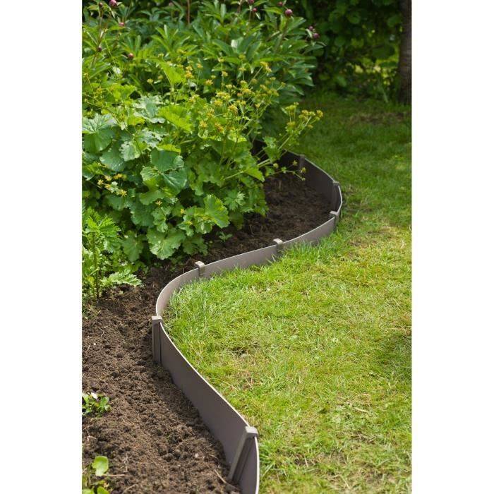 NATURE Tuinrand - Gerecycled Polyethyleen - H15 cm x 10 m - Terracotta-4