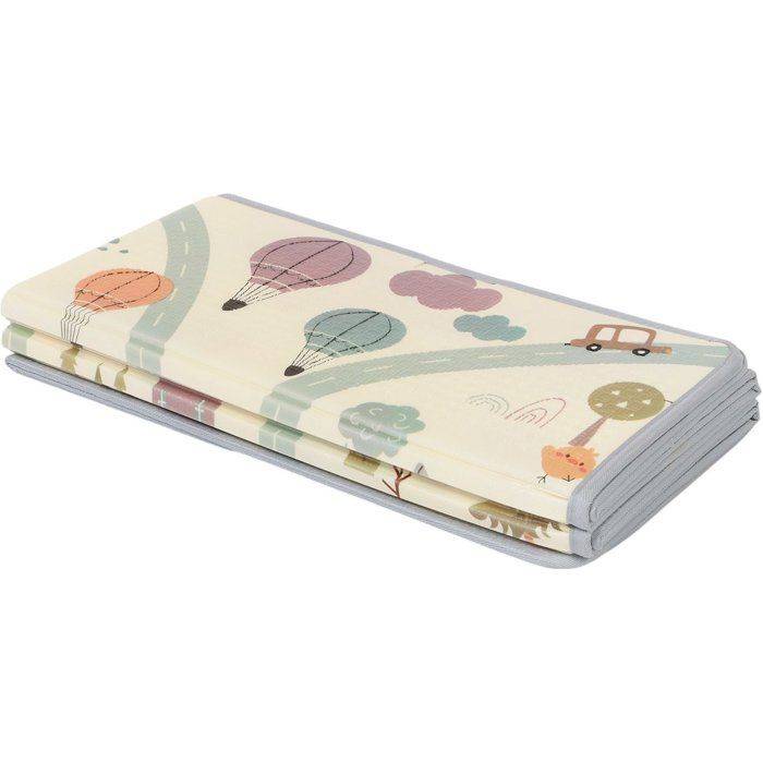 TINEO - Maxi Speelmat - Omkeerbaar - 150 x 180 cm - Dieren/ Autosnelweg-4