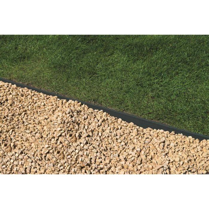 NATURE Borderfix - Gerecycled PVC Tuinrand - 14 cm hoog x 15 m lang - 7 mm dik-2