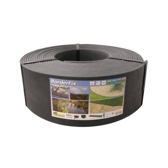 NATURE Borderfix - Gerecycled PVC Tuinrand - 14 cm hoog x 15 m lang - 7 mm dik-3