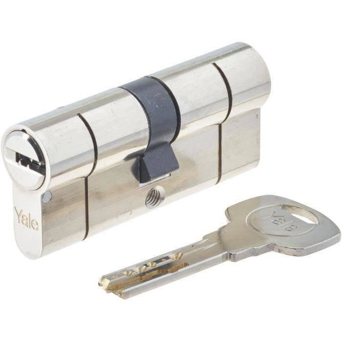 YALE 2100 Serie Hoogbeveiligingscilinder - 35x35 mm - Vernikkeld-0