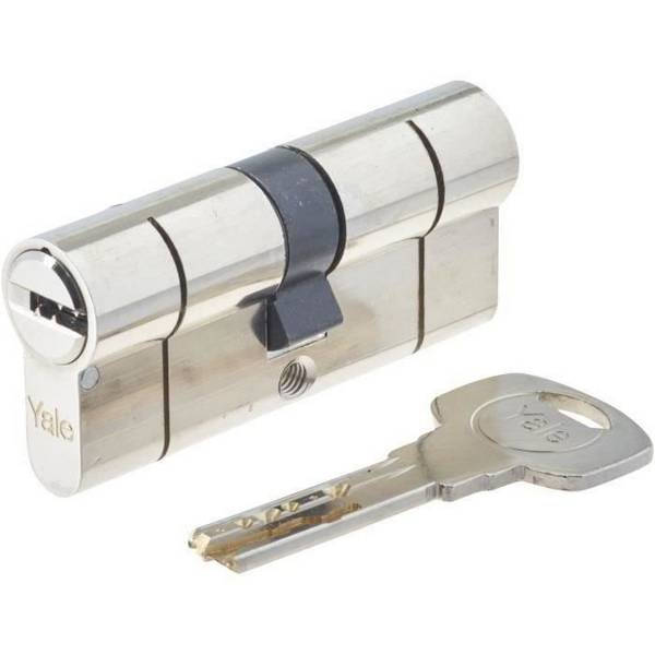 YALE 2100 Serie Hoogbeveiligingscilinder - 35x35 mm - Vernikkeld