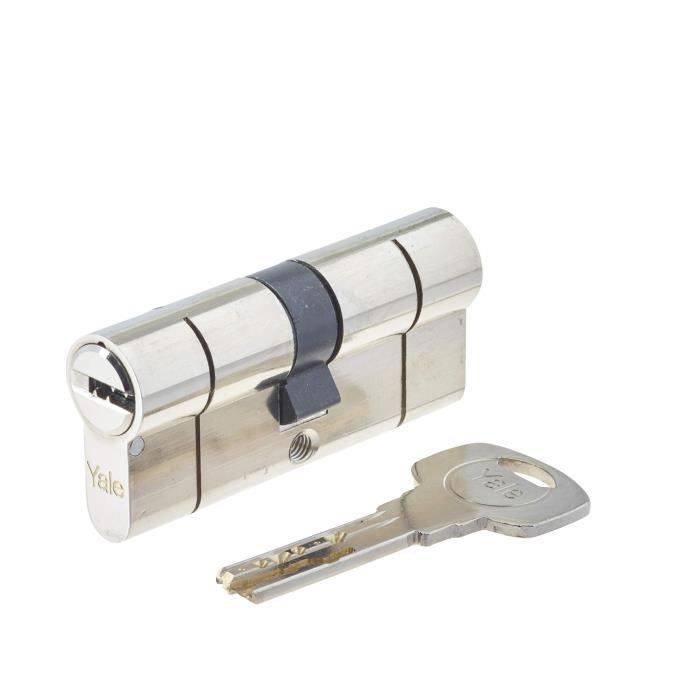YALE 2100 Serie Hoogbeveiligingscilinder - 35x35 mm - Vernikkeld-2
