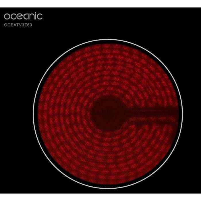 OCEANIC OCEAV3Z60 Keramische Kookplaat - 3 Branders - 56 x 49 cm 3-burner-1