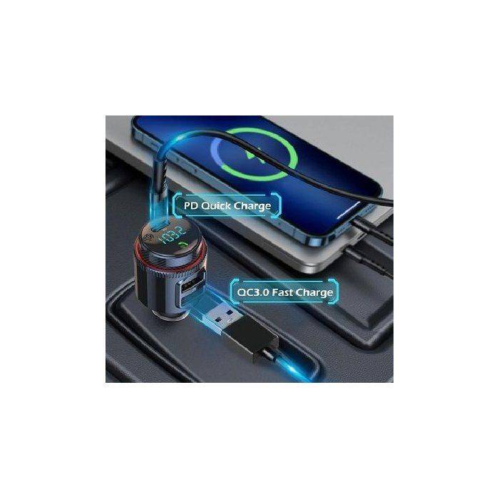 THOMSON Bluetooth FM Transmitter V5.4 - 12/24V - 48W - 2 USB-A QC 3.0 & PD 30W-4