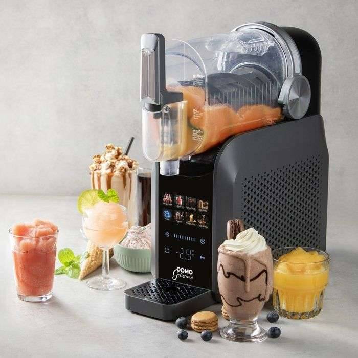 3-in-1 Slushiemachine - DOMO - IJsdranken en Italiaans ijs Gelissimo DO9308I - 1,8 L - 7 programma's-1