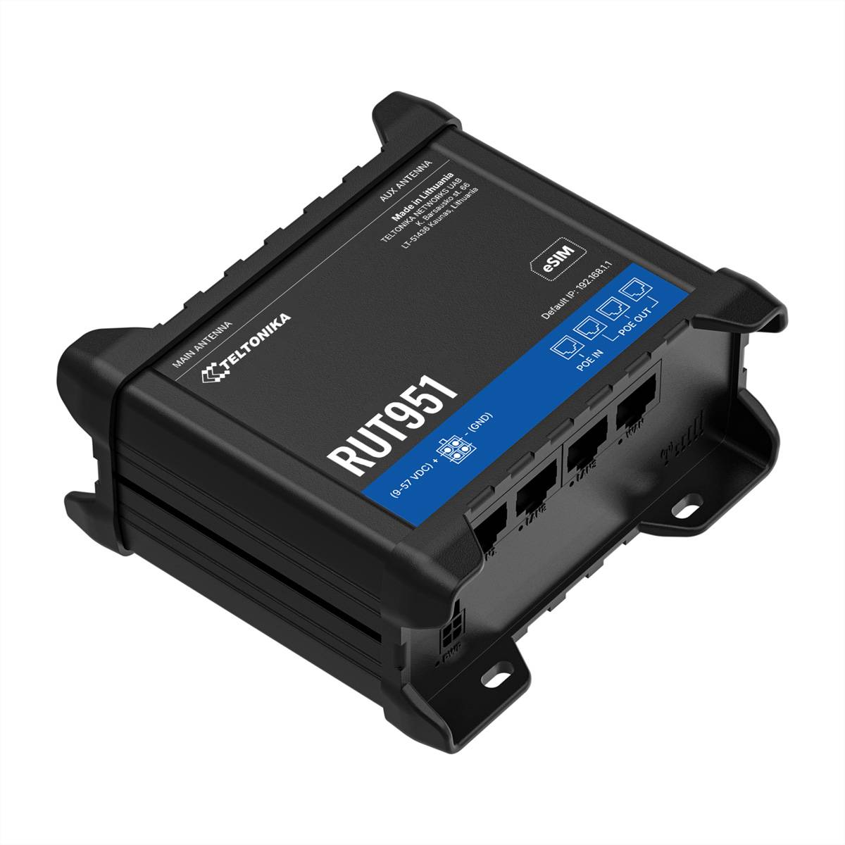 Teltonika Teltonika RUT951 - Wireless Router - WWAN 3-Port-Switch 2,4 GHz Router-2