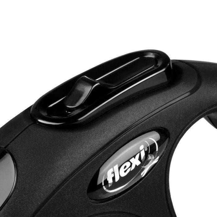Flexi New Classic M Koordlijn 8 m Zwart voor Honden tot 20 kg - CL20C8-251-S-20-2