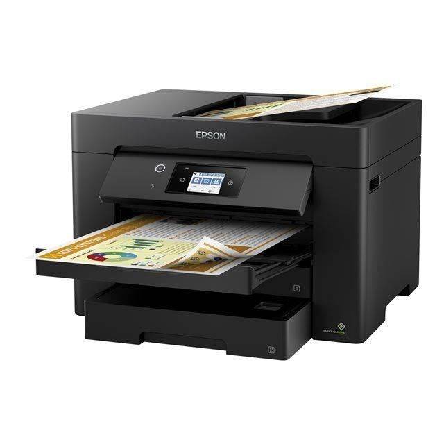 EPSON WorkForce WF-7830DTW Multifunctionele Printer - Wi-Fi - Inkjet (Kleur) - Zwart-0