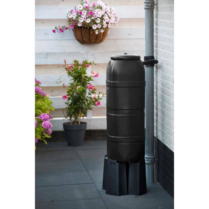 NATURE Wateropslagset - 100 Liter - Kolomvorm - UV-bestendig - Zwart-2