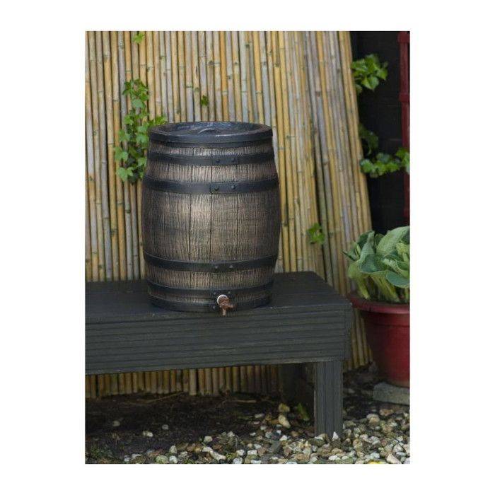 NATURE Wateropslag - Regenwaterbarrel - 120 L - Houtlook - Bruin-4