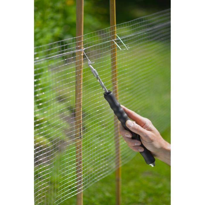 NATURE Automatische Draad Twister met Rubber Handvat 50 Gegalvaniseerde Stalen Ties-2