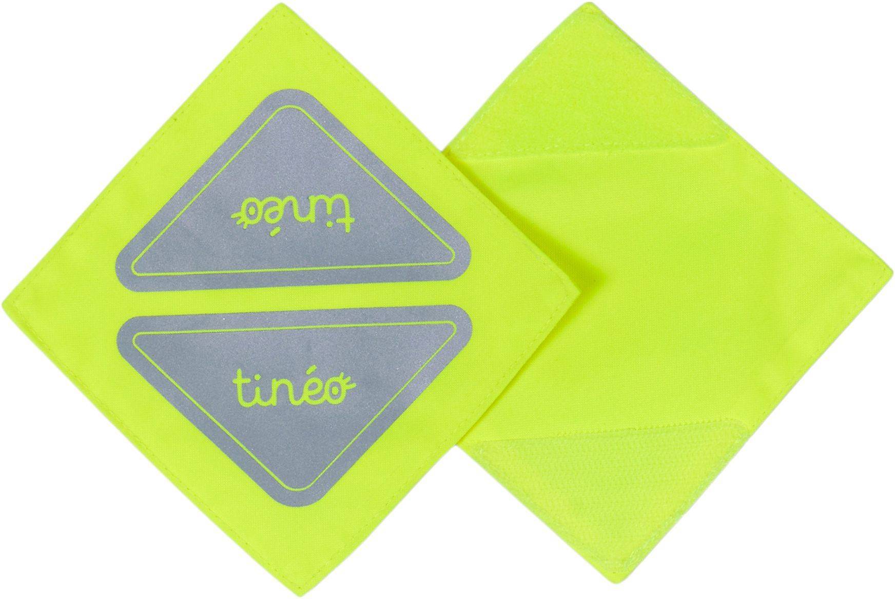 TINEO Reflecterende Patches - Klittenbandsluiting - Fluorescent Geel - Universele Pasvorm-0