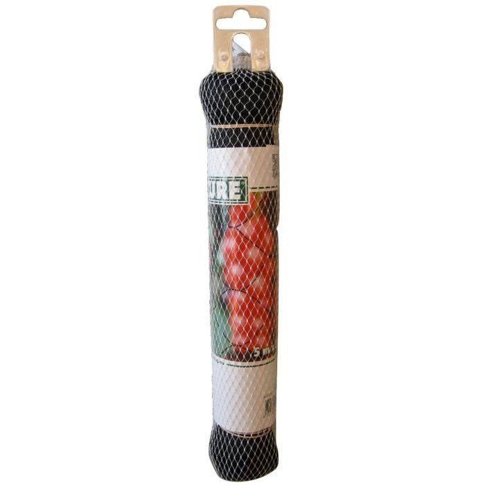 Primo 5x2m Vogelnet in 12 g/m² Zwart Polyethyleen Gebreid Gaas 12gr-2