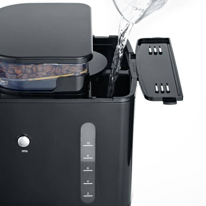 SEVERIN 4810 Filterkoffiemaker met Ingebouwde Molen - 1000W - Zwart-3