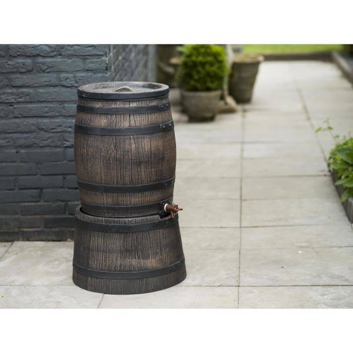 NATURE Basis voor Vaten Watercollector 50 L - Bruin Rotomoulded PE-2