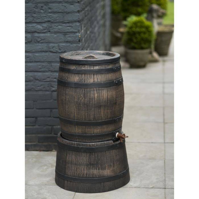 NATURE Basis voor Vaten Watercollector 50 L - Bruin Rotomoulded PE-3