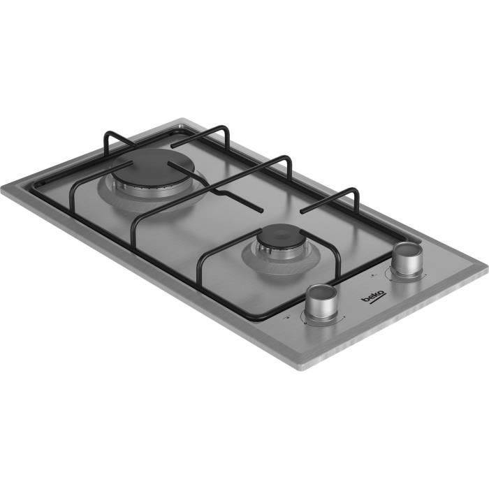BEKO Gasfornuis - 2 Branders - 30 cm - RVS - HDCG32220FX-2