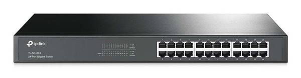 TPL TP-Link TL-SG1024 netwerk-switch Unmanaged L2 Gigabit Ethernet (10/100/1000) Zwart