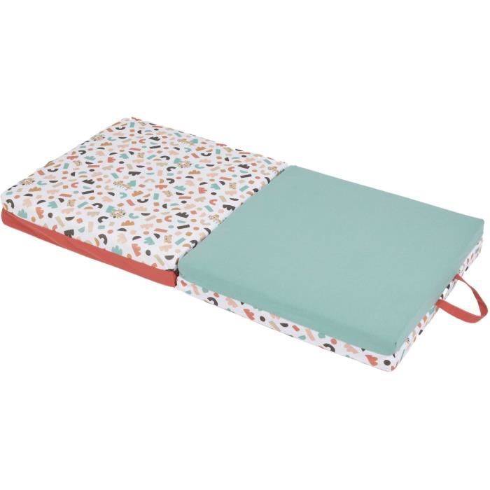 Slimme Speelmat - TINEO - 3-in-1 Multifunctionele Ontwikkelingsspeelmat - 120x120 cm - Geometrisch/ Leuke Dieren-4