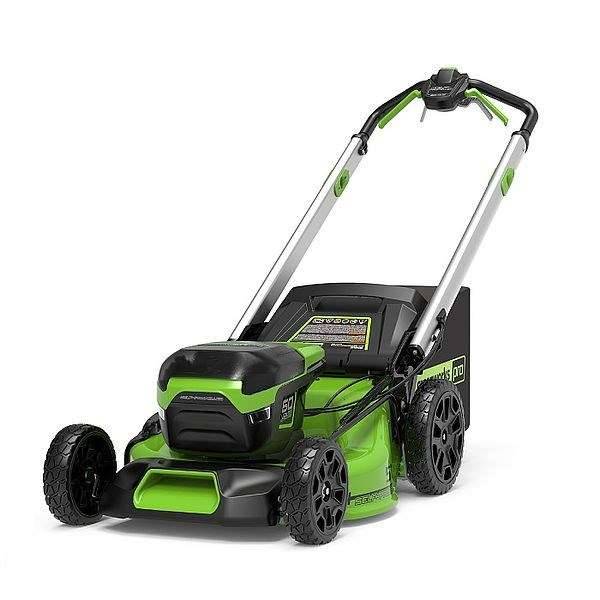GRW Draadloze grasmaaier met aandrijving  60V 4Ah 51 cm Greenworks GD60LM51SPK4 - 2514307UB