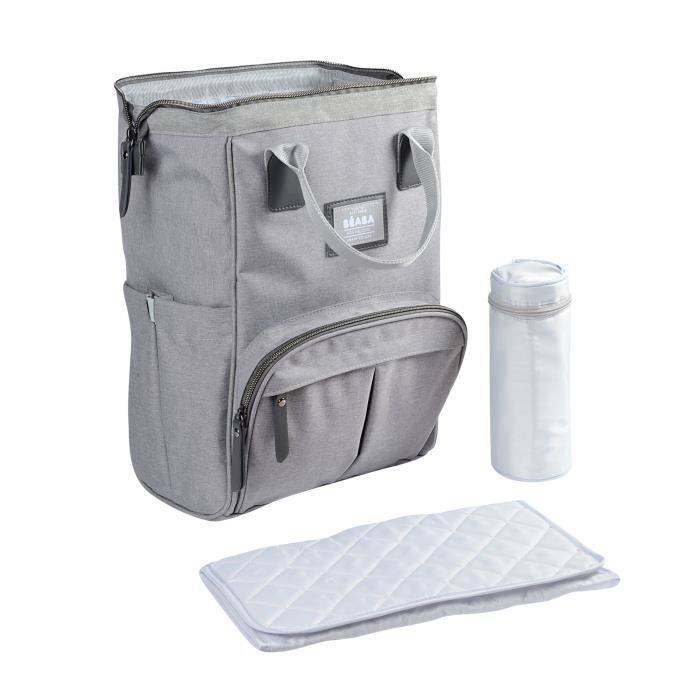 BEABA Wellington Baby Rugzak Grote Capaciteit Grijs-1