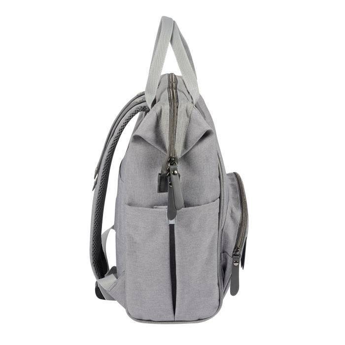 BEABA Wellington Baby Rugzak Grote Capaciteit Grijs-3