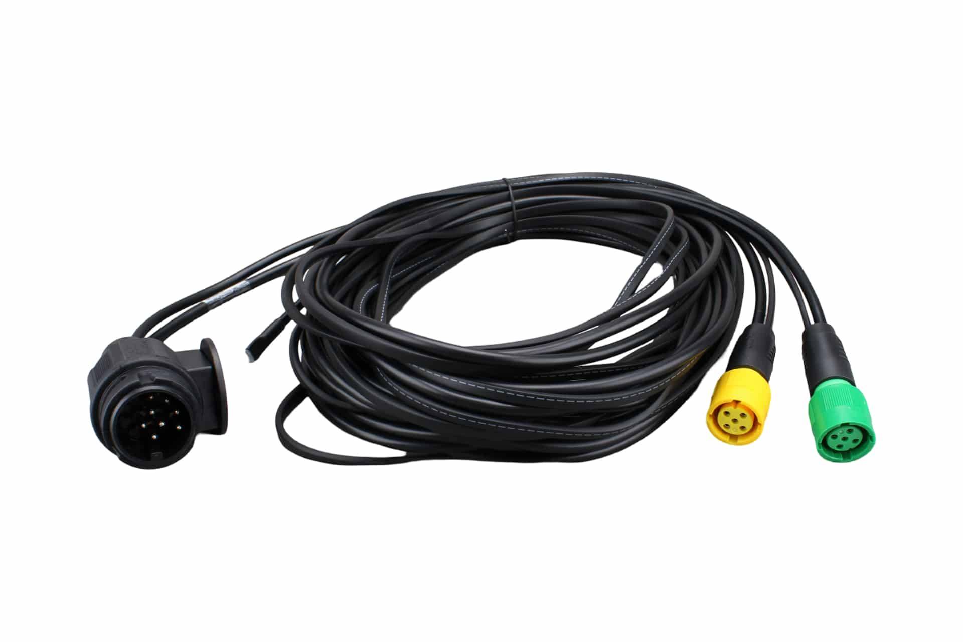 Kabelset 13-polig | 5 meter | 5-polige bajonet | 2x 3 meter aftakking-0