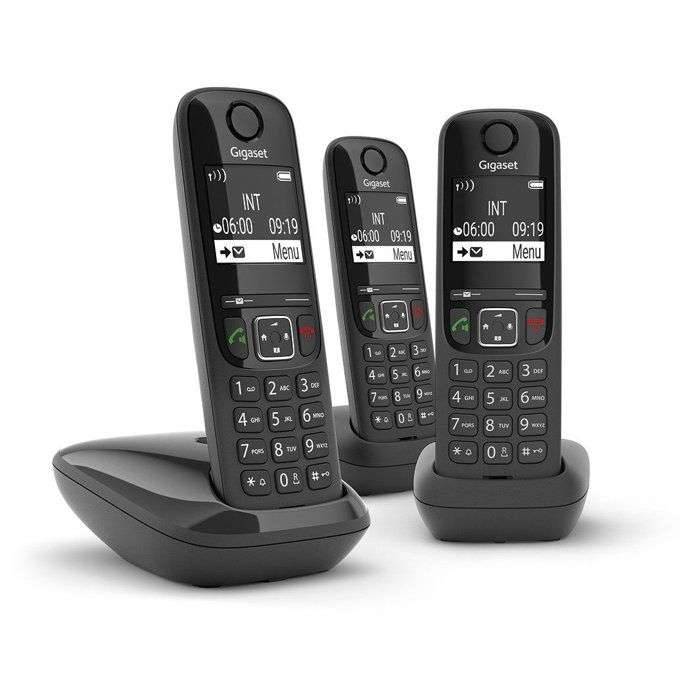 GIGASET vaste telefoon AS690 Trio zwart-2